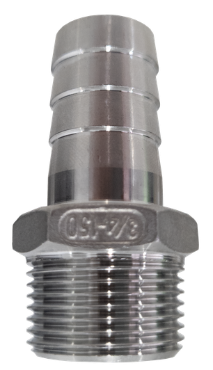 Hose Tail 3/4" Thread 20mm