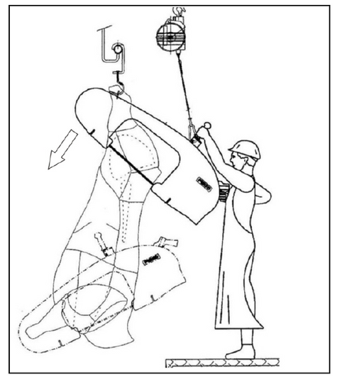 Bull Splitting Bandsaw with Auto Blade Tensioning - Diagram