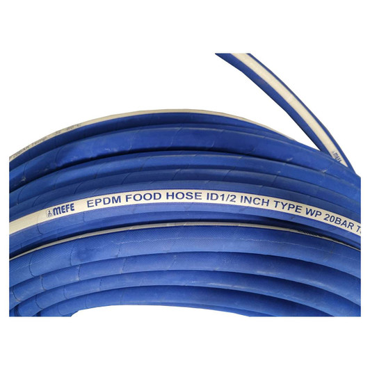 Food Grade Hose - 1/2"  14m Roll Inc. Stainless Steel Fittings  &  Options