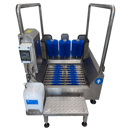 Bi-Directional Automatic Boot Wash Station