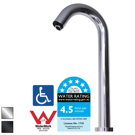 MEFE 32cm Gooseneck Hospital Spout Sensor Tap Lead-Free