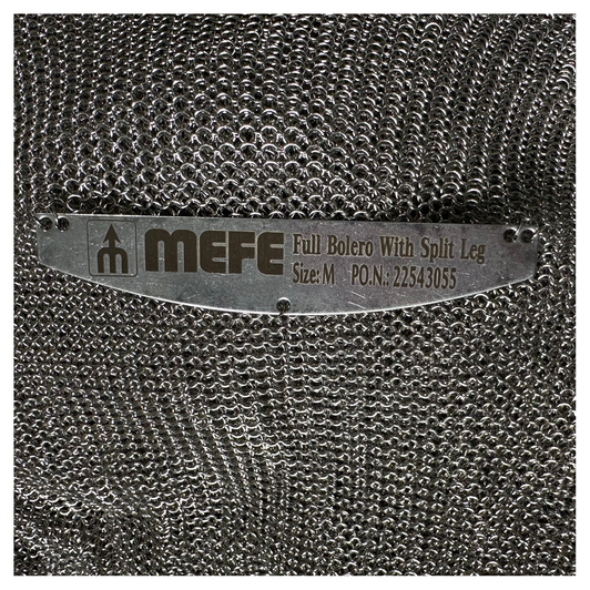 MEFE Stainless Steel Full Tunic/Bolero Name Plate