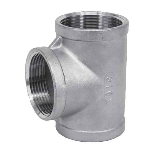 Stainless Steel Tee 3/8" BSP Heavy Duty Pipe Fitting