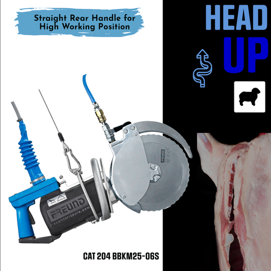 BRISKET KNIFE SAW  Sheep Brisket - 1.8Kw 2 Handed Anti Tie Down