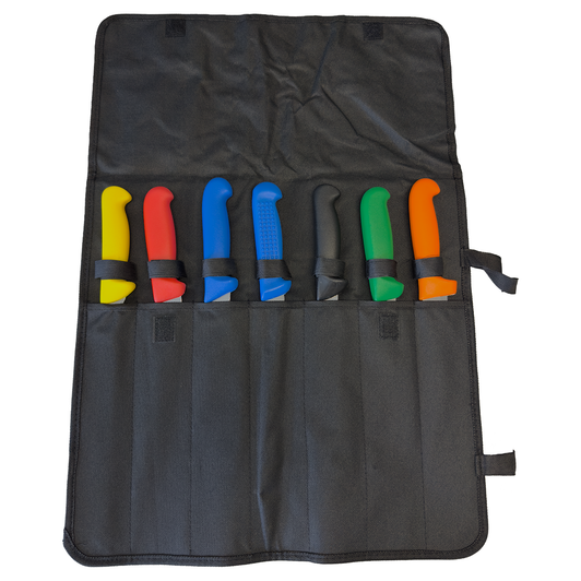 MEFE Professional Knife Bag with assorted knives