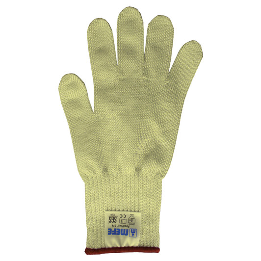 MEFE FoodFlex Cut Resistant Glove Yellow, Full Hand, Extra Long Cuff, Ultra Soft