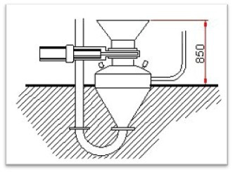 Pneumatic Bowline Gun 75-150 Litres per Cycle