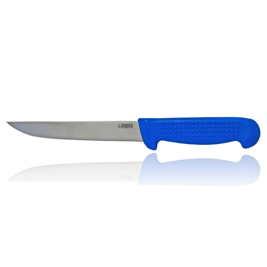 MEFE 6"/15cm Straight Boning Knife - Blue Beaded Handle