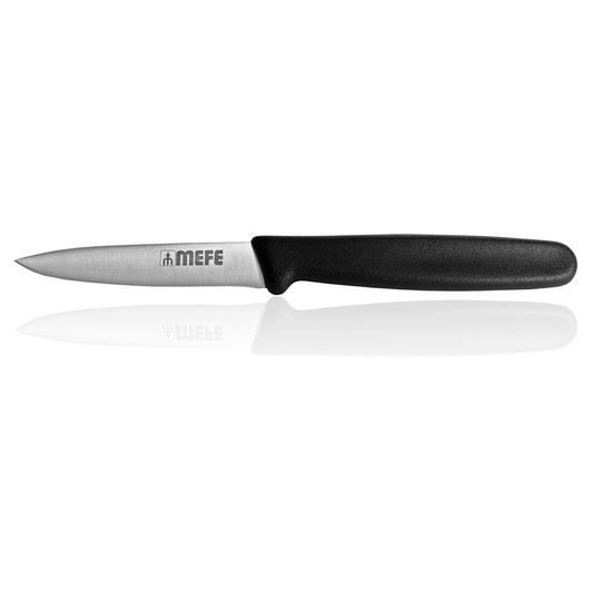 3"/ 7cm Paring Knife - Black PP Handle - 4 Pack