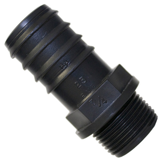 Hose Tail - 3/4" BSP Thread to 1/2", 3/4" OR 1" Hose ID