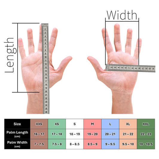 MEFE Glove Size