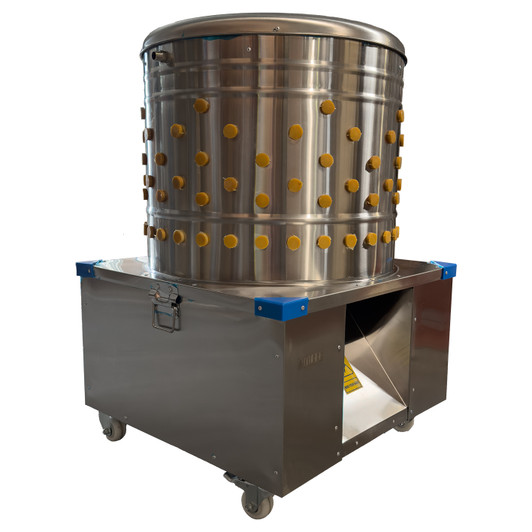MEFE Mobile Stainless Steel Rotary Poultry Plucker 60 Litre