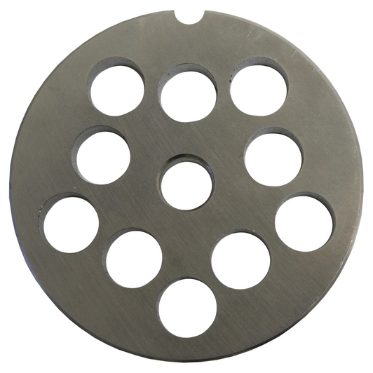 MEFE Round Mincer Plate 12mm holes - Part for #12 Mincer