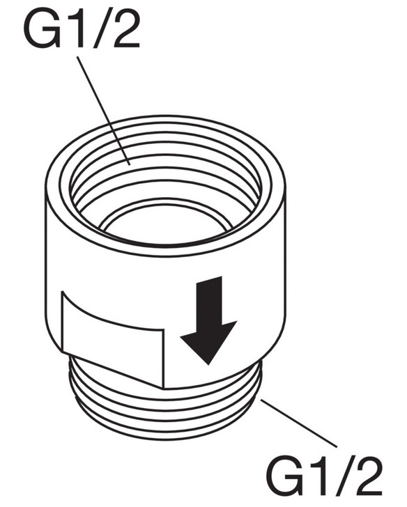 MEFE Non return valve 1/2" Stainless Steel