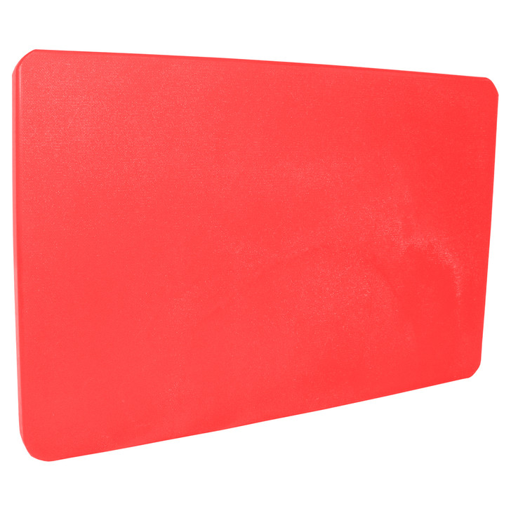 MEFE Red Heavy Duty Polyethylene Cutting Board