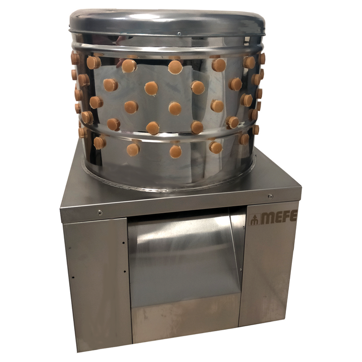 MEFE Rotary Poultry Plucking Machine - 40L - Heavy Duty - Stainless Steel