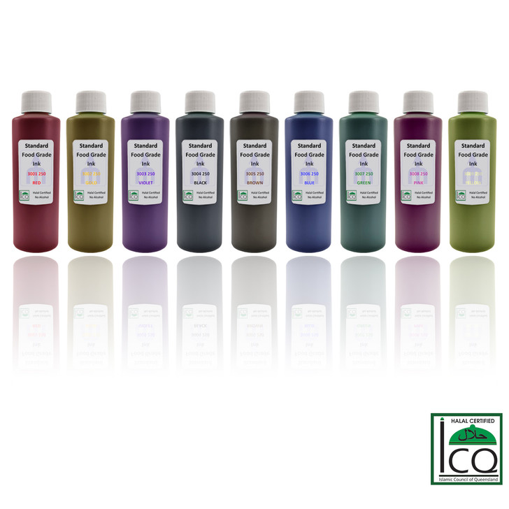 Food Grade Premium Edible Marking Ink,  Quick Dry, 250 ml