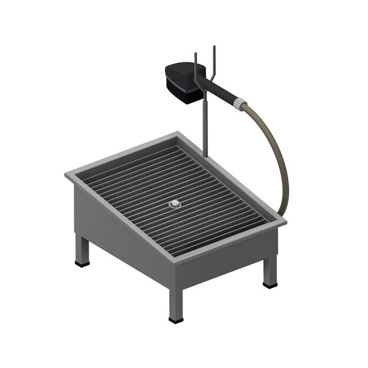 Manual Boot Washer with Disinfectant Brush