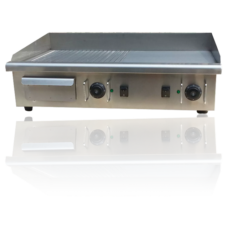 Electric Griddle, 1/3 Ribbed