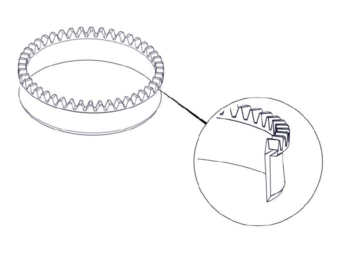 Freund Trimmer Blade 35A straight