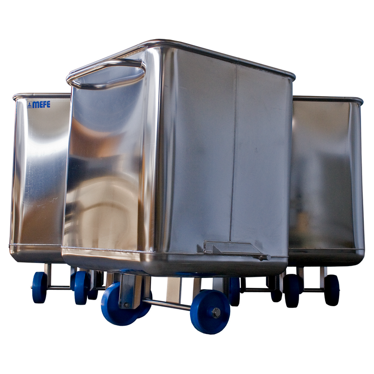MEFE Euro Tub - 300 Litre - Mirror Polished, Food Grade