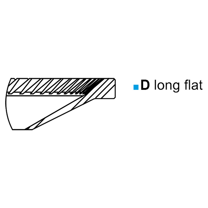 Trimmer Blade 128D Long Flat