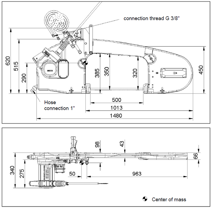 Bull Splitting Bandsaw  with Auto Tensioning Blade & 2HATD