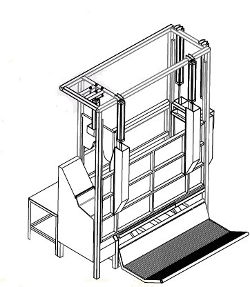 Pneumatic Cattle Knocking Box