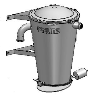 VT110 Stainless steel vacuum tank 110 Litre 2