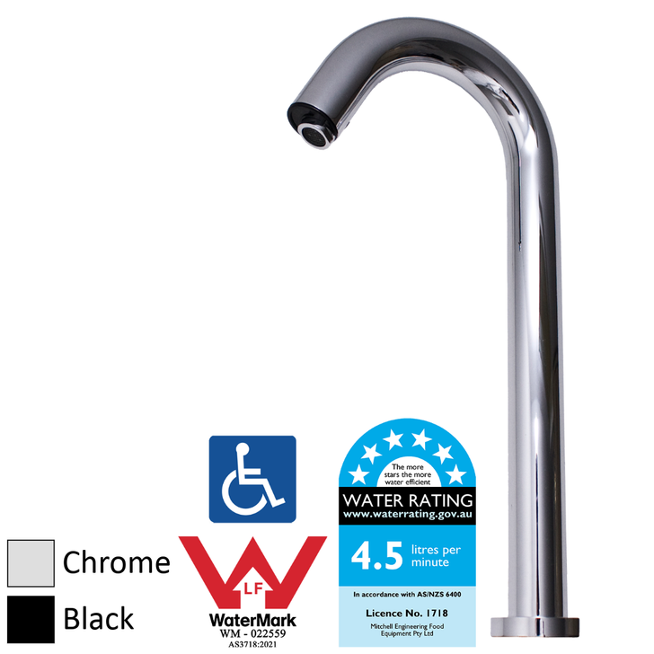 32cm Gooseneck Hospital Spout Sensor Tap - Lead-Free
