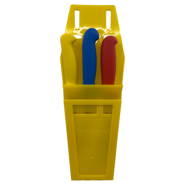 MEFE Knife Scabbard (2 - 3 Knives) Yellow shown with knives