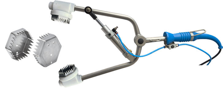 Pneumatic Cattle Stun Tongs