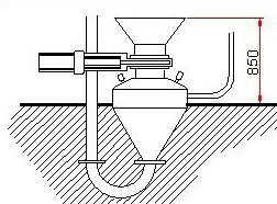 MEFE Pneumatic Blow line Gun 500 liters max/ Cycle