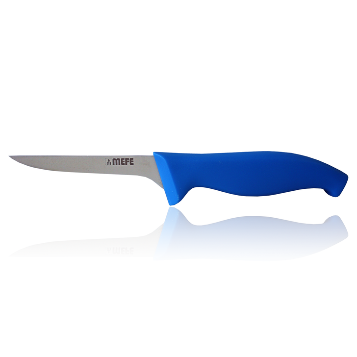 4.5"/11cm Narrow Boning Knife - Blue Fibrox Handle [18+]