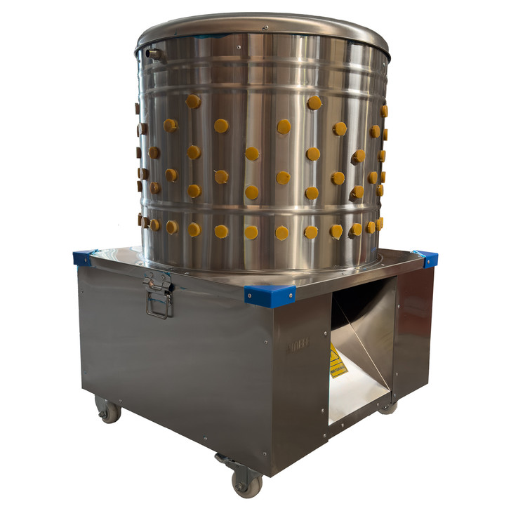 Mobile Stainless Steel Rotary Poultry Plucker 60 litre