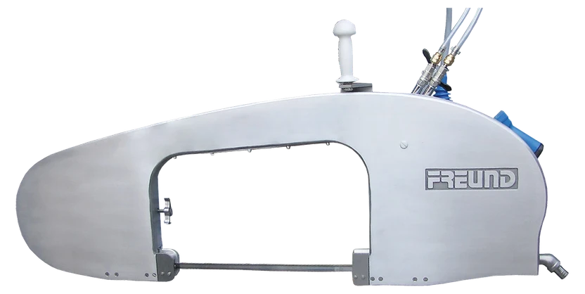 Bull Splitting Bandsaw for High Throughput Beef Processing