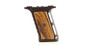 A wood and aluminum forward grip for MLOK style handguards - Bocote
