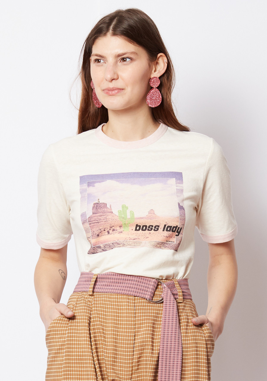 ganni boss lady t shirt