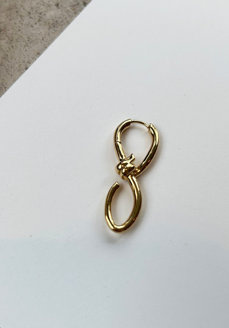 【美品】MARIA BLACK Pirro Earring Gold HP Maria Black Pirro Earring - Gold - LE POINT