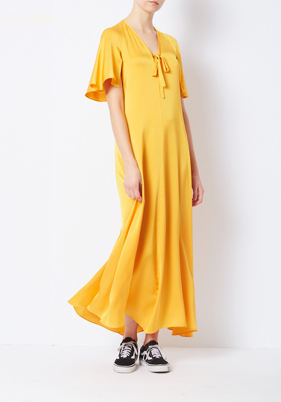 mango silk dress