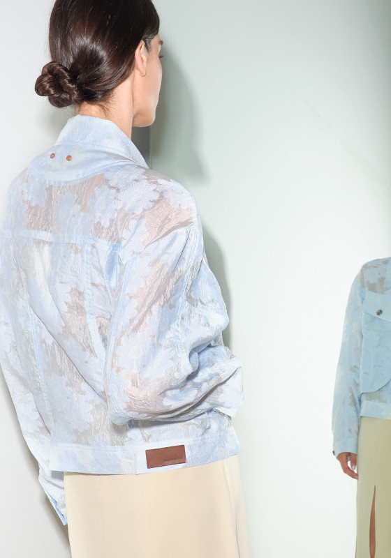 Andersson Bell FLOWER SHEER ZIPUP JACKET