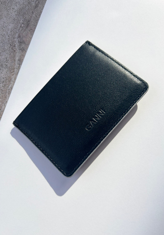 Ganni Bou Card Holder - Black - LE POINT Ganni Bou Card Holder - Black - LE POINT