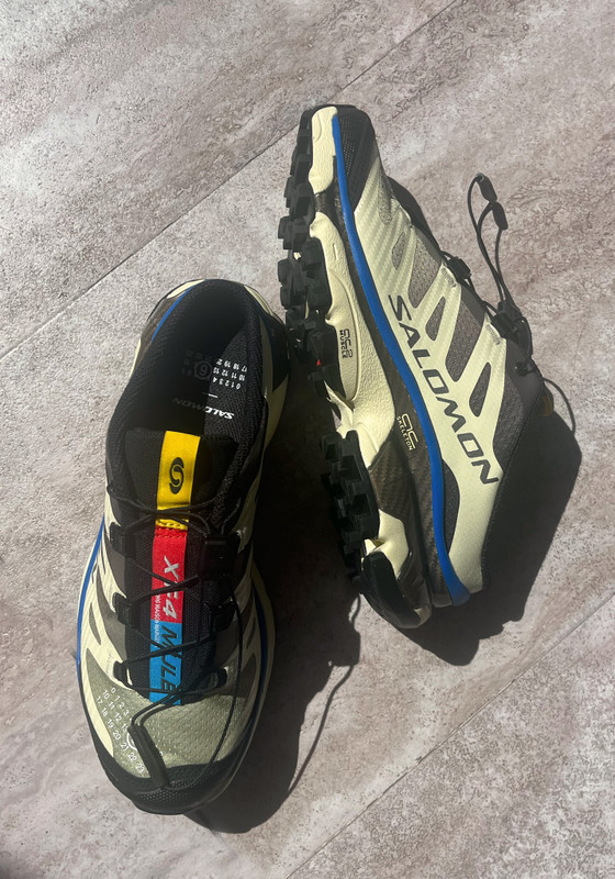 MM6 x Salomon XT-4 Mule - Transparent Yellow/Shale/Lapis MM6 x Salomon XT-4 Mule - Transparent Yellow/Shale/Lapis