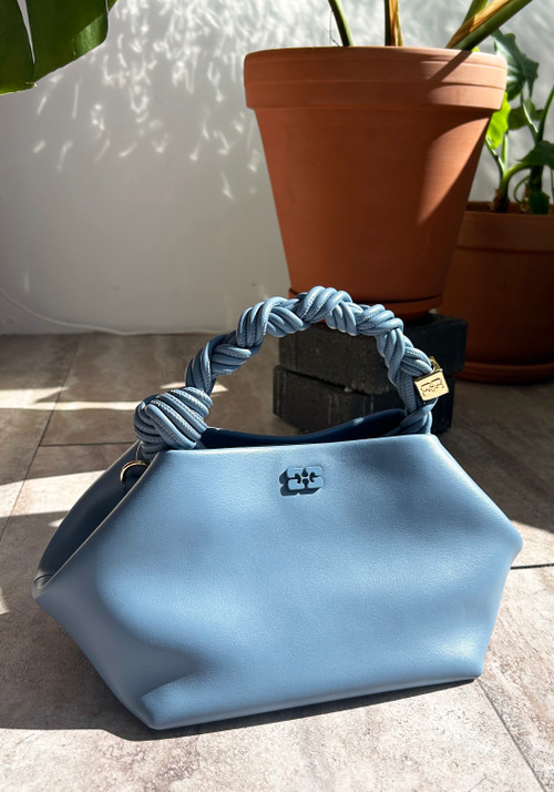 Ganni Bou Bag Small - Dusty Blue - LE POINT