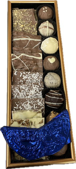 Elegant 15-Inch Mirror Tray with Dairy Delights