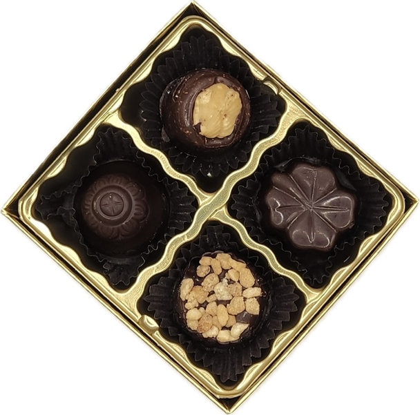 Pesach 4 Piece Truffle Box (Dark)