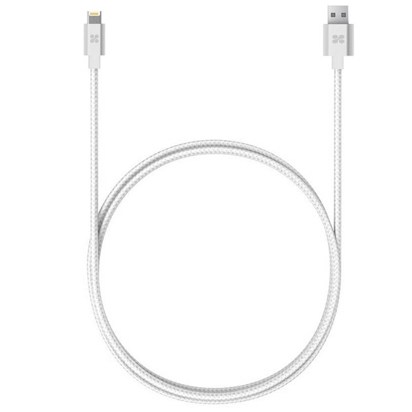Promate 'linkMate-MUL' 2-in-1 Sync & Charge Fabric Cable With Lightning and Micro-USB Connector, SL