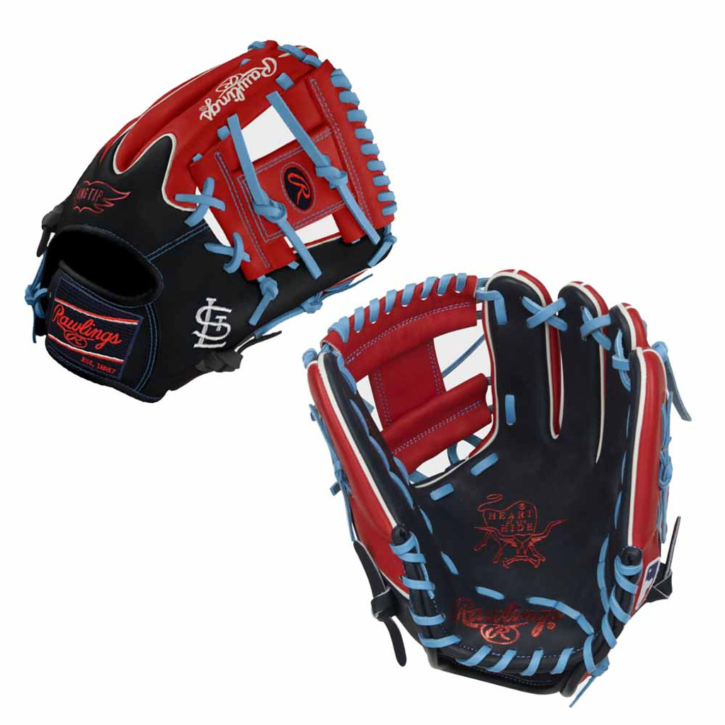 Custom Rawlings Heart of the Hide CARDINALS - PRO204W-2 - 11.5” Baseball Glove