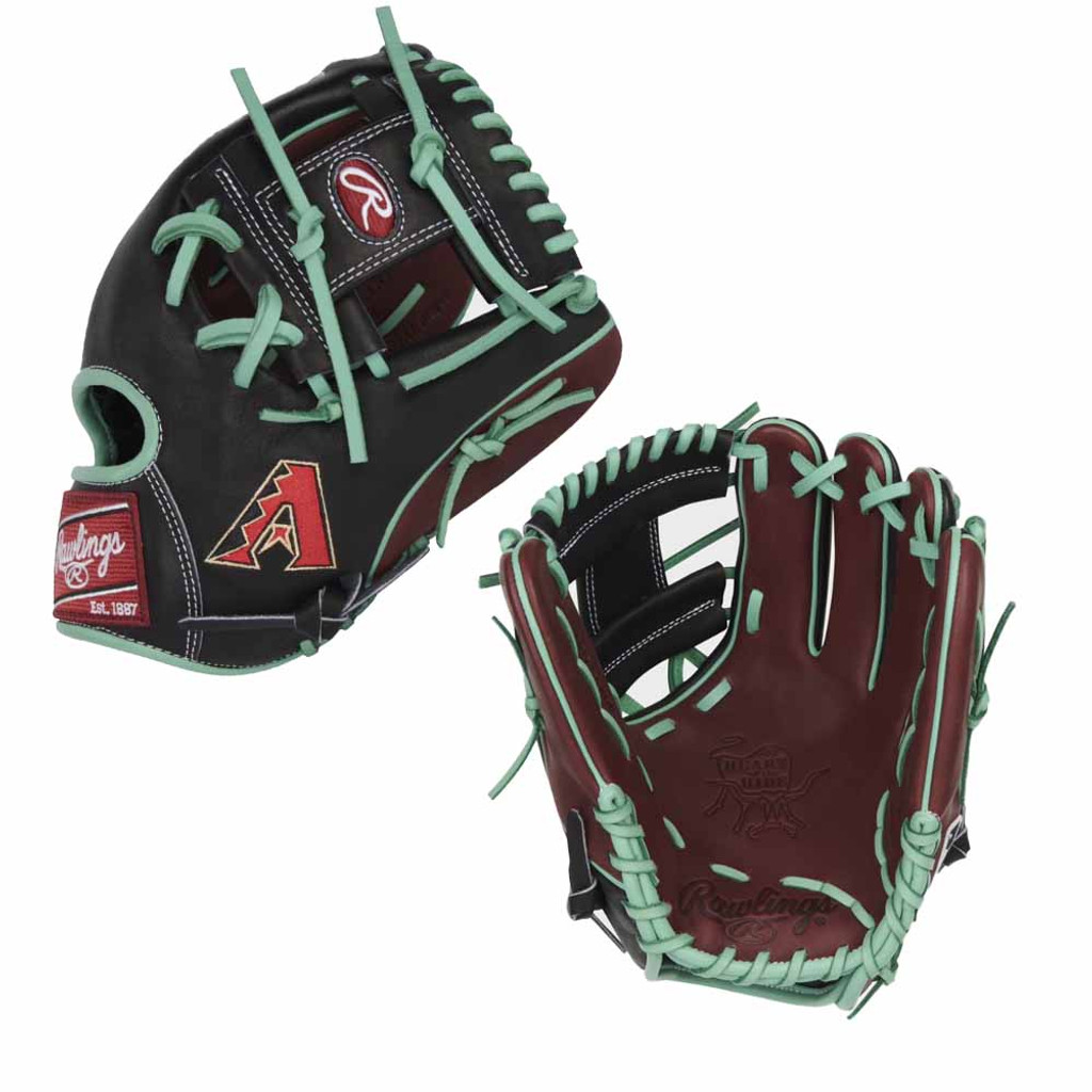 Custom Rawlings Heart of the Hide DIAMONDBACKS - PRO204-2 - 11.5” Baseball Glove