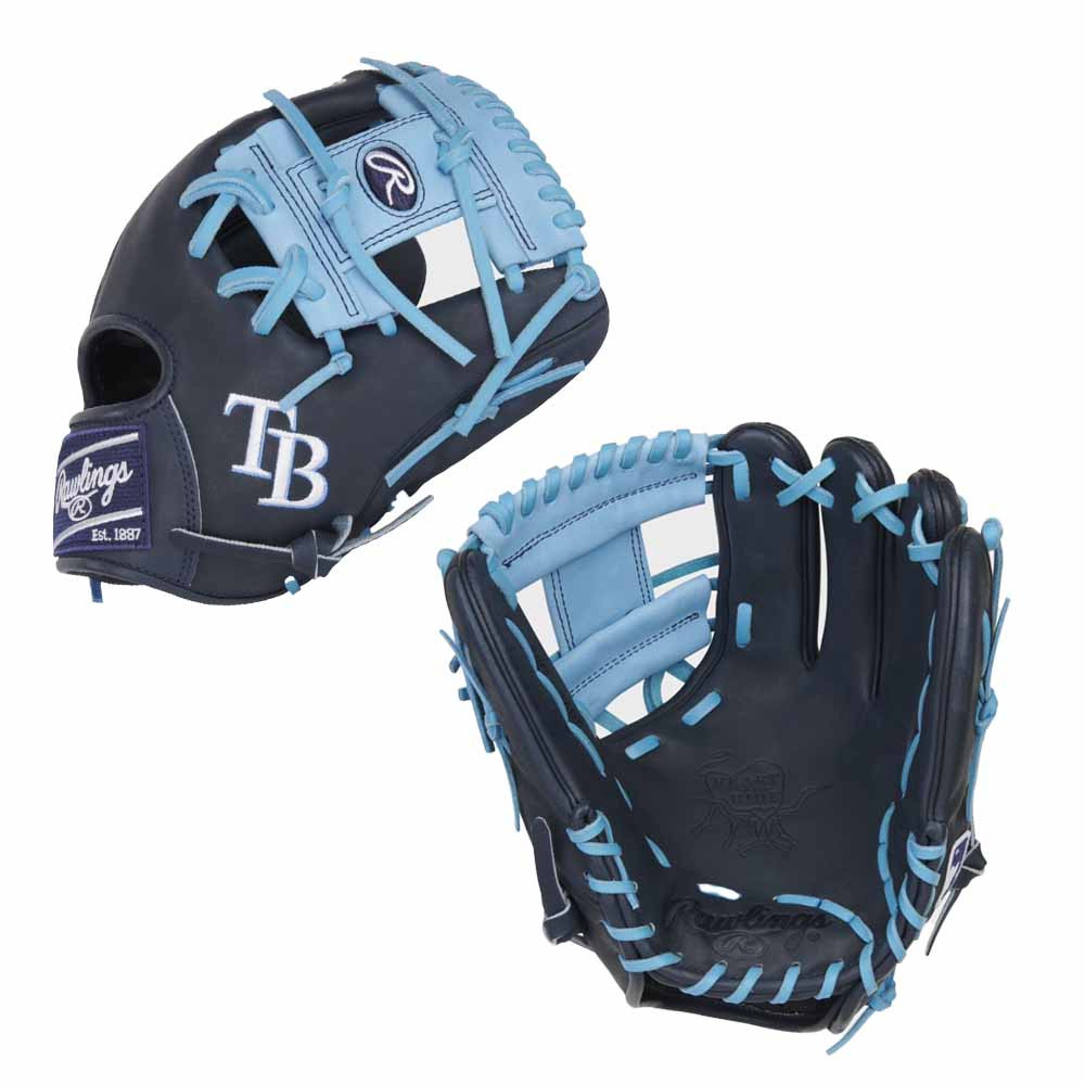 CUSTOM RAWLINGS HEART OF THE HIDE PRO204-2 - RAYS - 11.5” BASEBALL